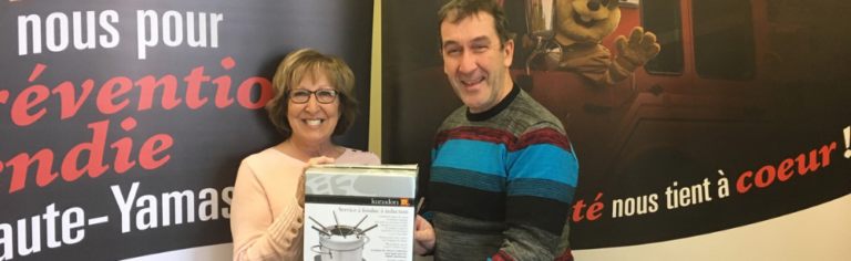 Salon Habitation Granby et Région : une heureuse gagnante du caquelon à fondue