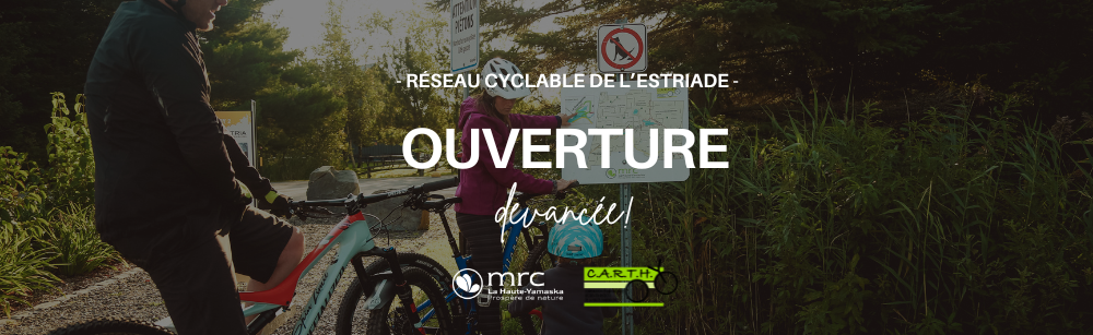 You are currently viewing Ouverture du réseau cyclable de l’Estriade : prêt pour Pâques, malgré une ouverture officielle le 4 mai!