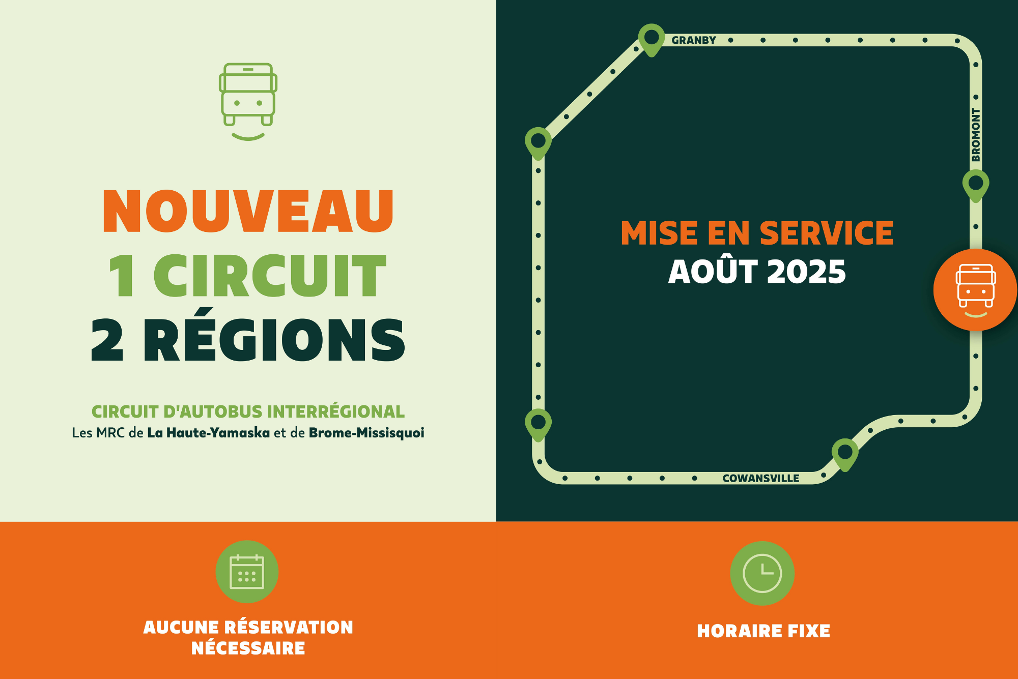 Lire la suite à propos de l’article NOUVEAU CIRCUIT D’AUTOBUS BROME-YAMASKA