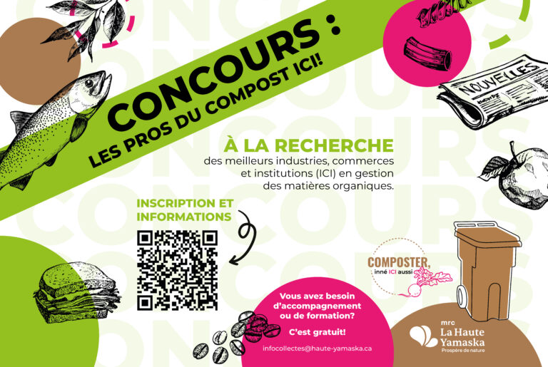 Lire la suite à propos de l’article Lancement du concours « Les pros du compost » : La MRC de La Haute-Yamaska invite les ICI à relever le défi!