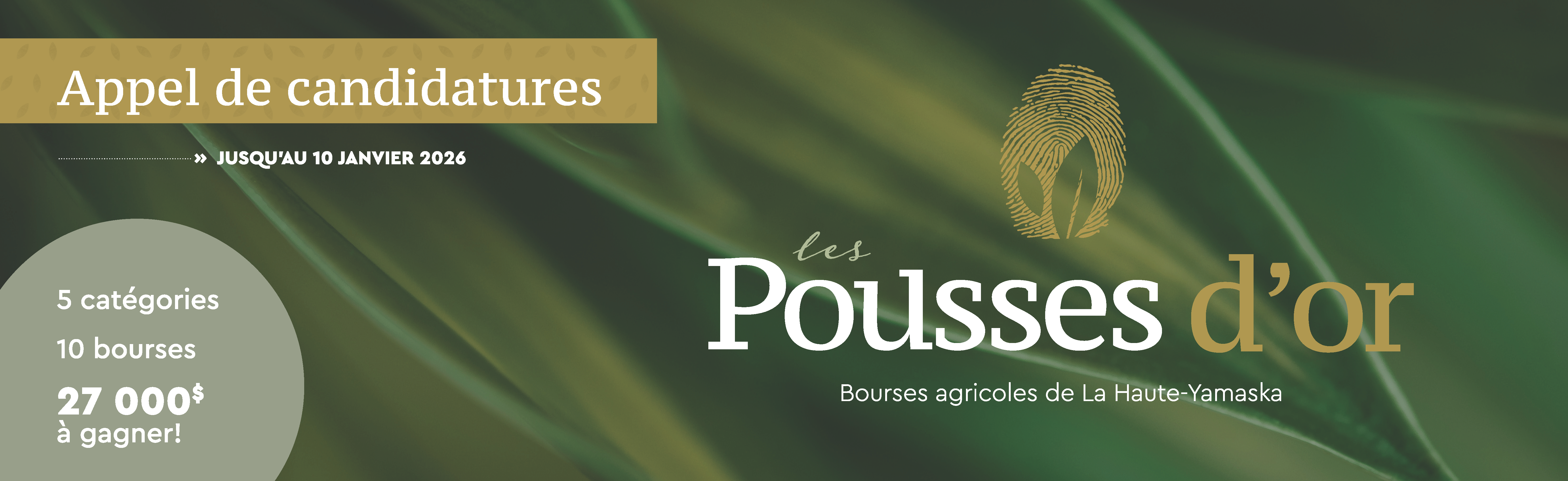 You are currently viewing LES POUSSES D’OR : la MRC de La Haute-Yamaska annonce le lancement de la 2e édition de son programme de bourses agricoles.