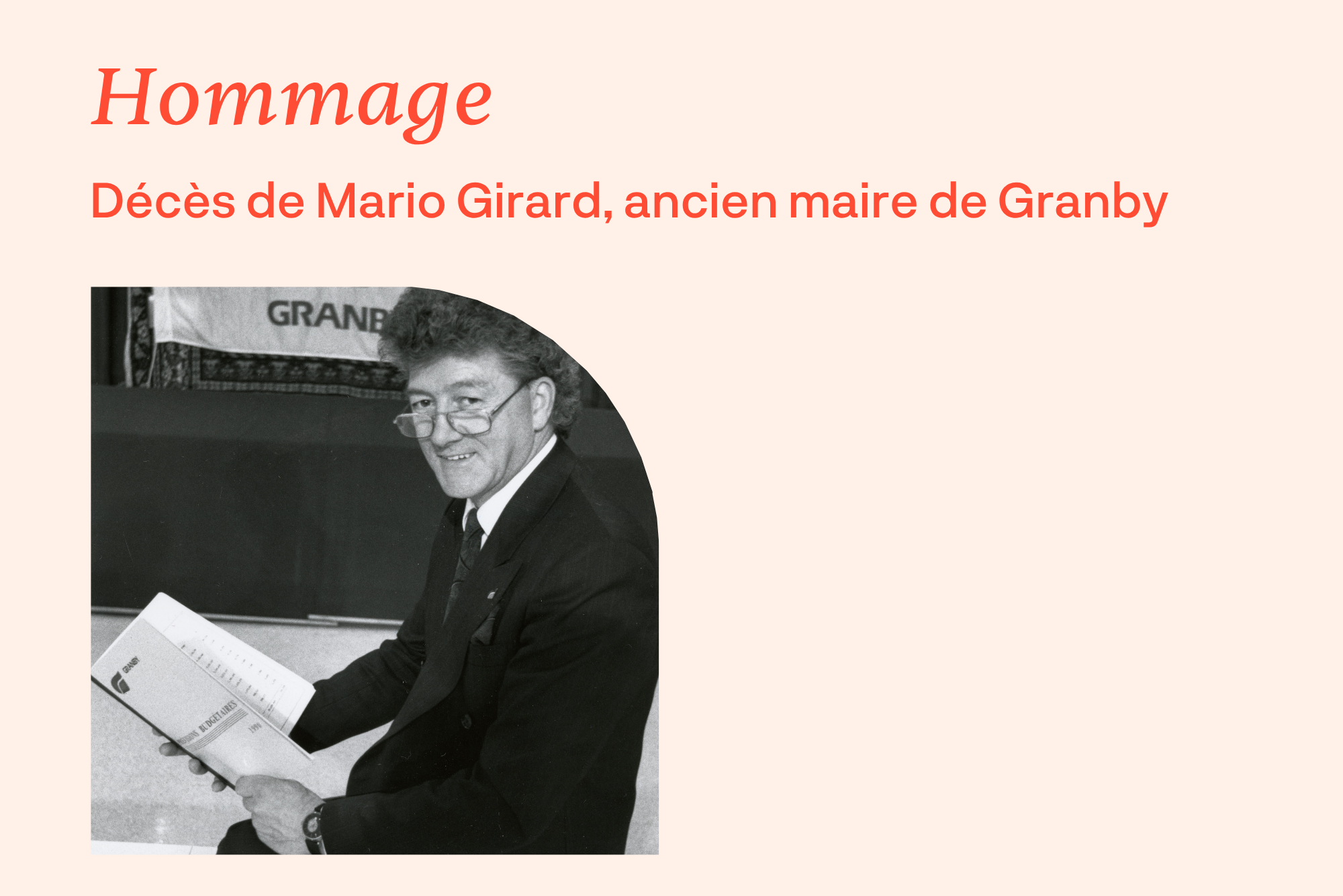 You are currently viewing Hommage à M. Mario Girard
